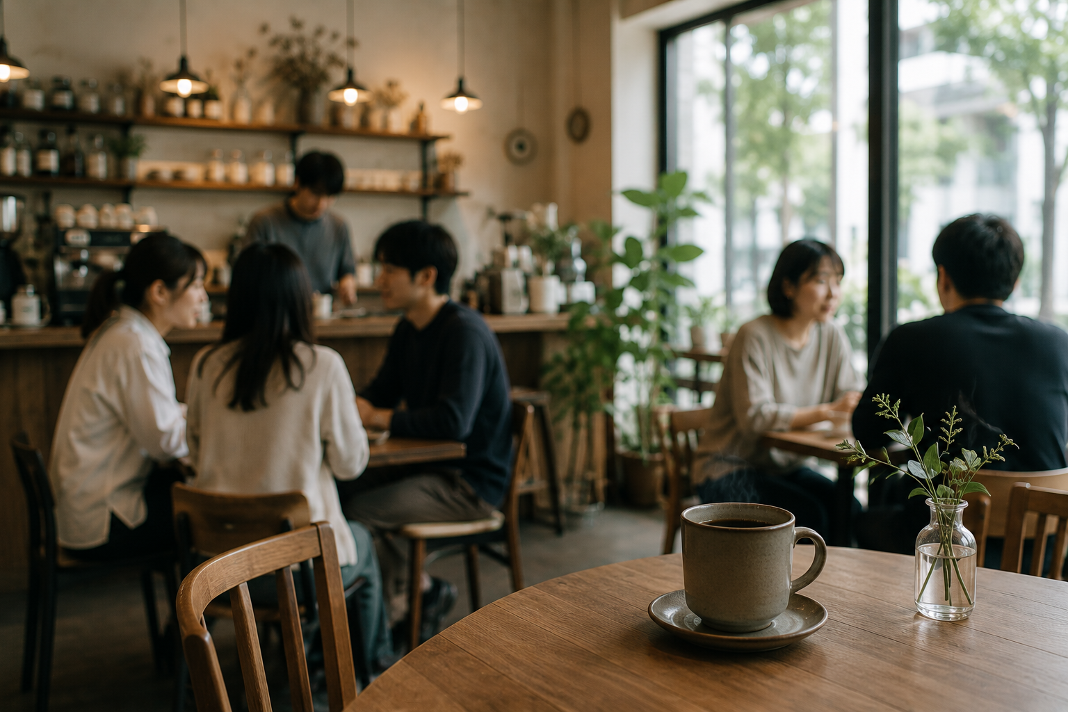 喫茶こともしの地域循環モデルを表す、現行公式サイトのカフェのイメージ