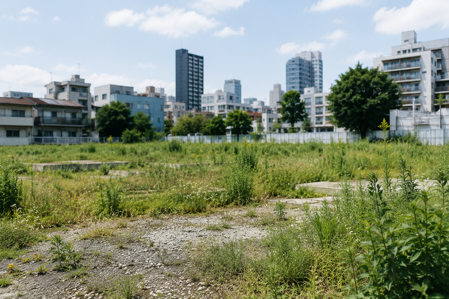 都市の「あき地」研究を表す、現行公式サイトの都市の余白のイメージ